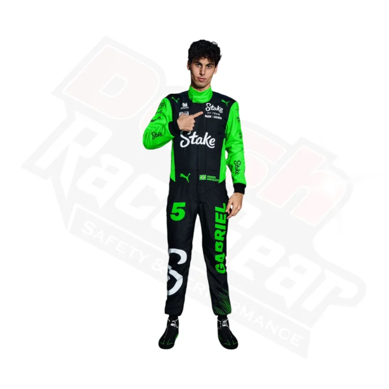 Read more about the article First Look at Gabriel Bortoleto’s 2025 Kick Sauber F1 Suit